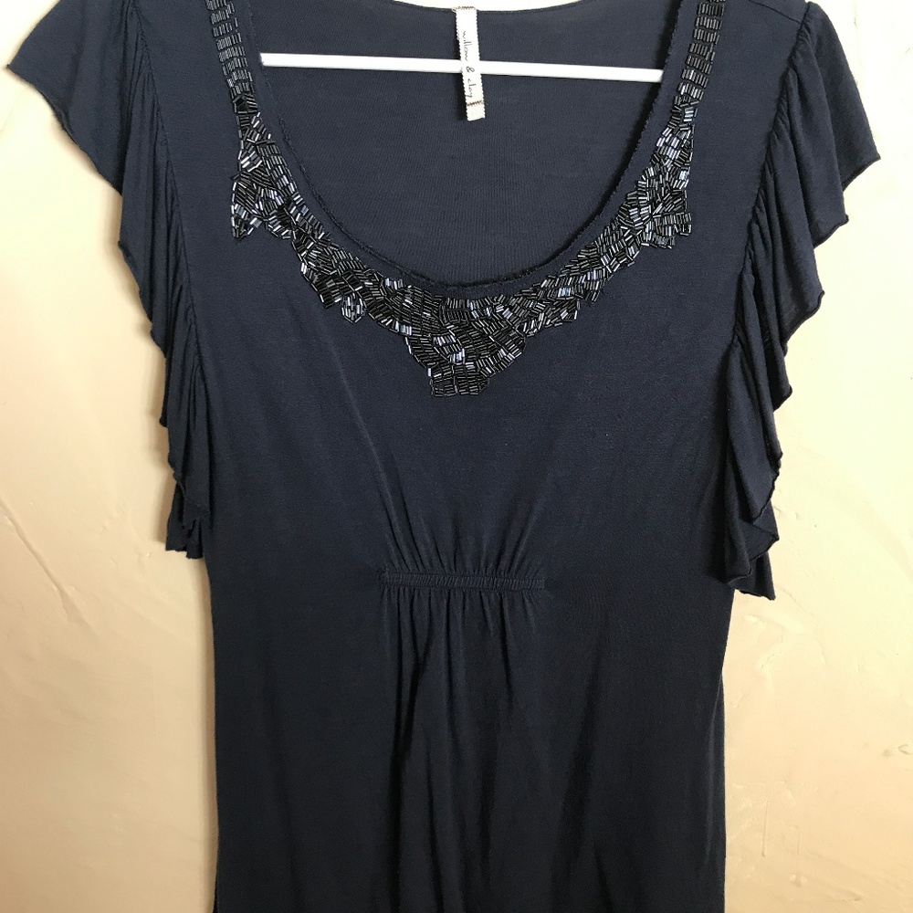 Willow and Clay Embellished top